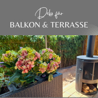 Deko-Balkon-Terrasse