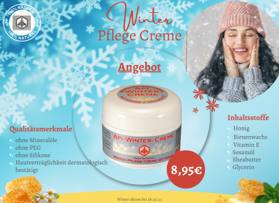 Natura Clou Kosmetik - Winter Creme - Winter Creme für schöne Haut - Natur Clou Kosmetik