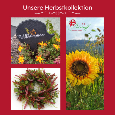 Kunstblumen Herbstdeko - Jetzt online erhältlich! - Kunstblumen Herbstdeko Neuheiten - Jetzt online erhältlich!