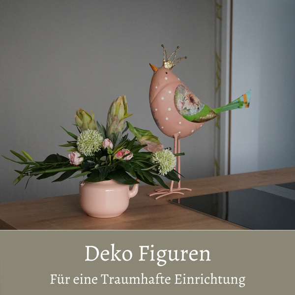 Deko Figuren Metall Vogel rosa für eine Traumhafte Einrichtung von dekotreff kaufen