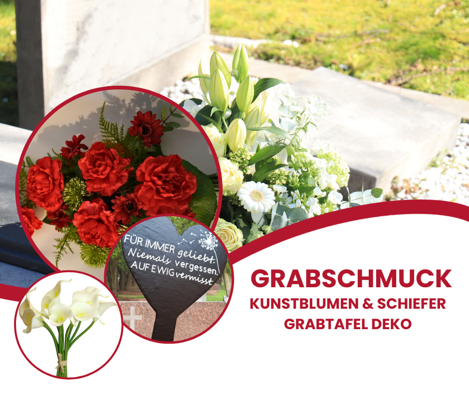 kunstblumen Grabschmuck kaufen im dekotreff onlineshop aus Dresden