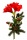 Amaryllis rot 40cm Winter Kunstblumenstrauß