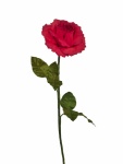 künstliche rote Rosenblüte Sebnitzer Kunstblume