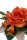 Sternschale Rose orange 20cm Kunstblumengesteck