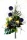 Kunstblumenstrauß Allium violett 38cm