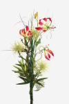 Blumenstrau&szlig; mit k&uuml;nstlicher Gloriosa 37cm