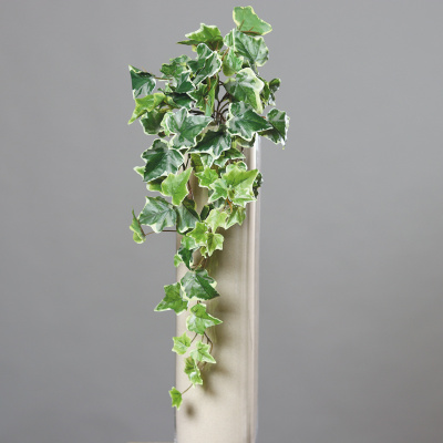 künstlicher Efeubusch weiß grün 45cm Kunstpflanzen