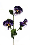 künstliches Stiefmütterchen violett, 47cm / Kunstpflanzen