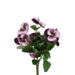 Stiefm&uuml;tterchen Pflanze violett 30cm / Kunstpflanzen