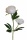 Pfingstrosen weiß Kunstblumen 60cm