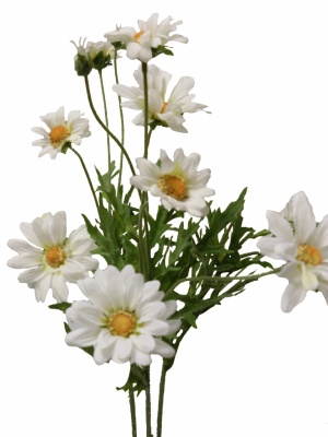 Margerite 54cm Seidenblume künstlich Wiesenblume Kunstblume naturgetreu wie echt