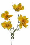 künstliche Cosmea gelb 65cm