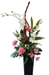 k&uuml;nstlicher Blumenstrau&szlig; Sommer Orchidee 50cm