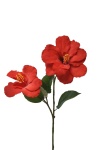 k&uuml;nstlicher Hibiskus rot 65cm exotische Kunstblumen