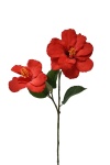 künstlicher Hibiskus rot 65cm exotische Kunstblumen