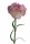 künstliche Nelke rosa, 65cm