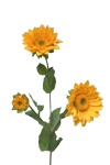 k&uuml;nstliche Sonnenblumen 65 cm,  &Oslash; 10 cm