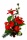 Kunstblumenstrauß Winter Weihnachtsstern 30cm