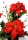 Kunstblumenstrauß groß / Winter Weihnachtsstern 73cm