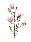 künstliche Magnolien rosa 102cm Kunstblumenzweig...