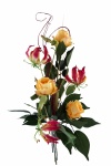 Blumenstrau&szlig; k&uuml;nstlich Gloriosa &amp; Rose 37cm