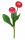 künstliche Bellis, Gänseblümchen rosa, 23cm