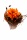 Kunstblumengesteck Dahlie orange, 15cm