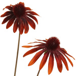 künstlicher Sonnenhut orange 55cm Kunstblumen