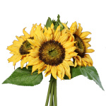 k&uuml;nstliche Sonnenblumen gelb-orange 25cm...