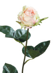 Rosenknospe lachs-rosa, 40cm Kunstrosen