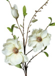 künstlicher Magnolienzweig weiß 90cm