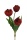 Kunstblumen Tulpen Bund rot 35cm Real Touch Blumen