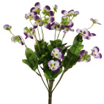 k&uuml;nstlicher Hornveilchenbusch, violett, 30cm