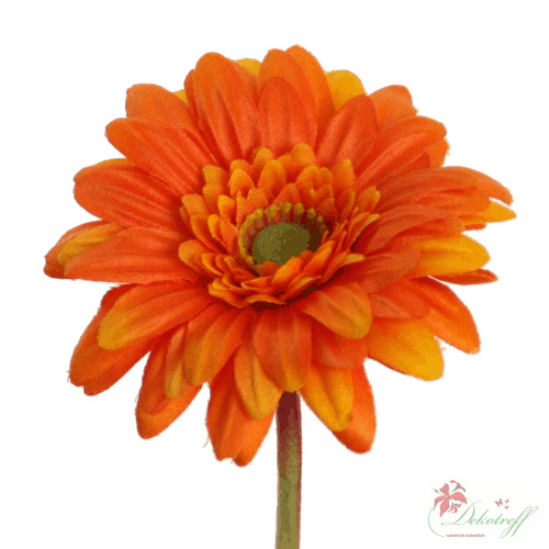 kleine Gerbera dekotreff.com - orange Kunstblumen kaufen künstliche K