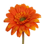 k&uuml;nstliche Gerbera orange 45cm kleine Kunstblumen