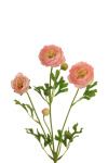 k&uuml;nstliche Ranunkeln rosa, 60cm