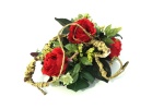 Kunstblumen Rosen Aufleger 10cm