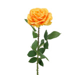 künstliche Rose orange 70cm Kunstpflanze