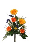 k&uuml;nstlicher Sommer Sonnenblumen Strau&szlig; 35cm