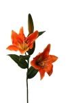 Lilien orange künstlich 65cm
