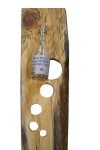 "Alvis" Lärche Holzwerkstück mit Flasche