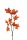Ahornzweig orange-rot 70cm k&uuml;nstlicher Herbstzweig