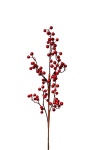 künstlicher Beerenzweig Beeren Kunstblume Kunstpflanze 70 cm N-11724-6 F24 