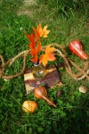 Herbsttischdeko Ahorn, 30cm