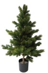 künstlicher Tannenbaum / Weihnachtsbaum mit Topf, 120 cm