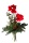 Amaryllis Großer Winter Kunstblumenstrauß 60cm