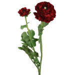 Ranunkel rot, 40cm Kunstblumen