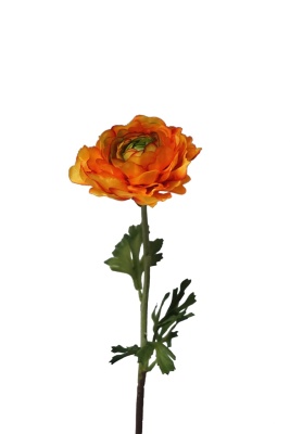 Kunstblume Ranunkel orange, 50cm