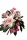Flacher Kunstblumenstrauß Lilie 40cm