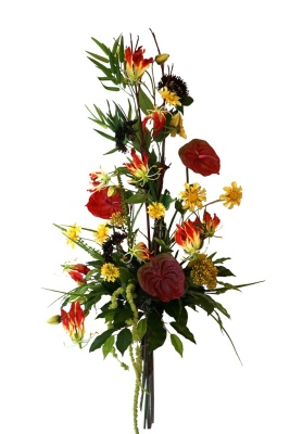 Kunstblumenstrauß groß - Gloriosa  80cm
